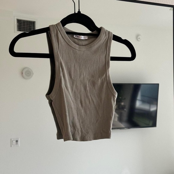 2pcs Basic rib tank top slightly cropped - Picture 1 of 8